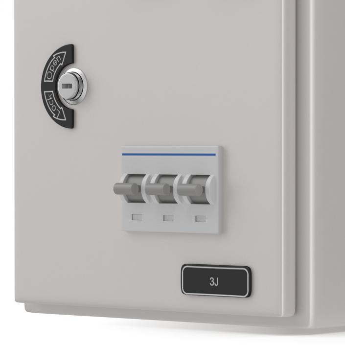 Industrial Electrical Panel 6 3D model