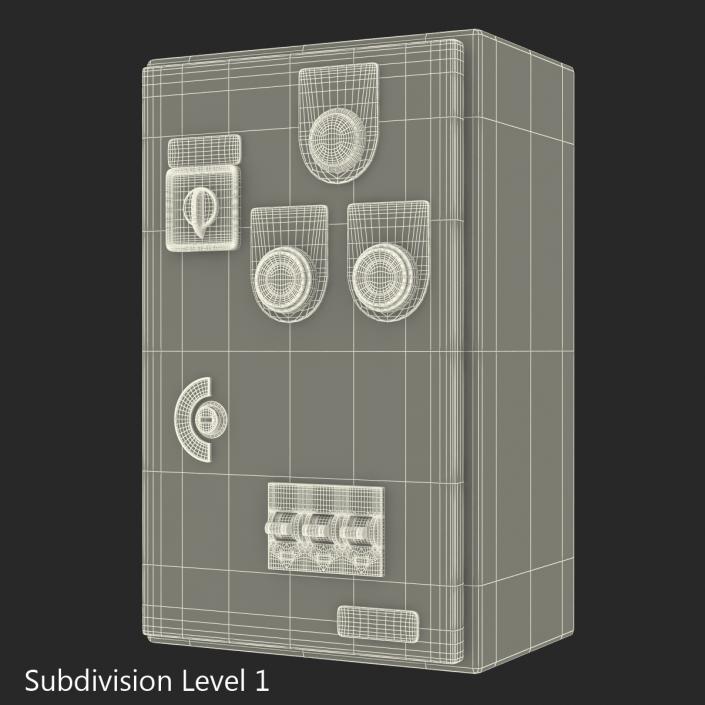 Industrial Electrical Panel 6 3D model