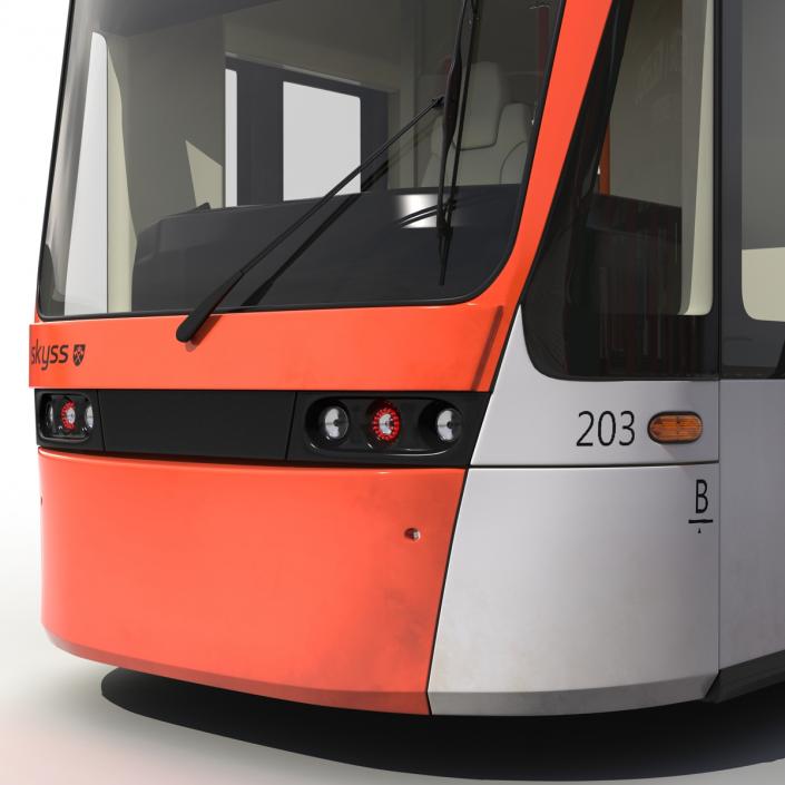 Light Rail Train Bybanen 3D model