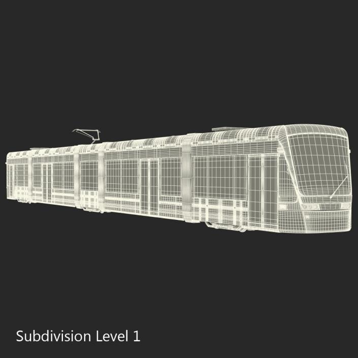 Light Rail Train Bybanen 3D model