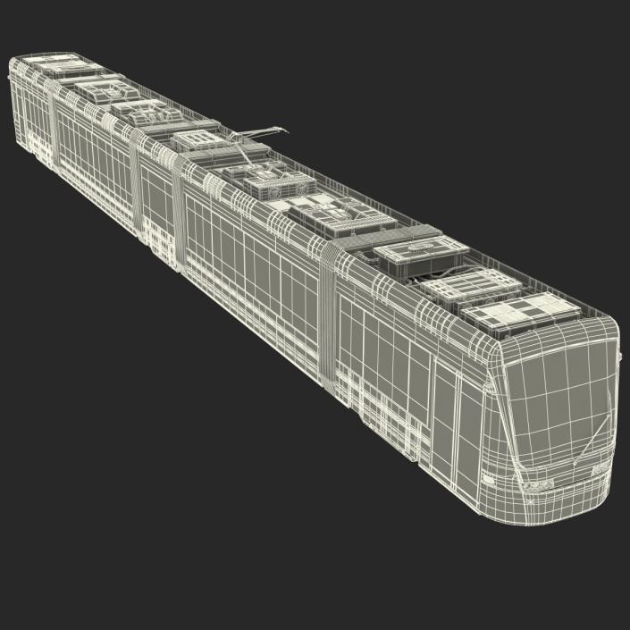 Light Rail Train Bybanen 3D model