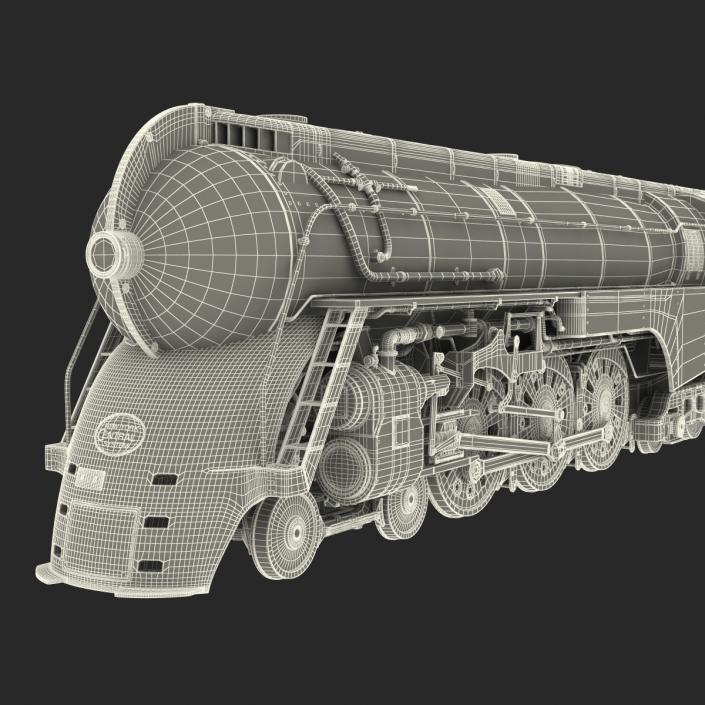 3D NYC Dreyfuss Hudson Steam Train