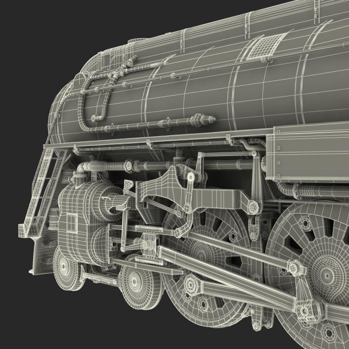 3D NYC Dreyfuss Hudson Steam Train