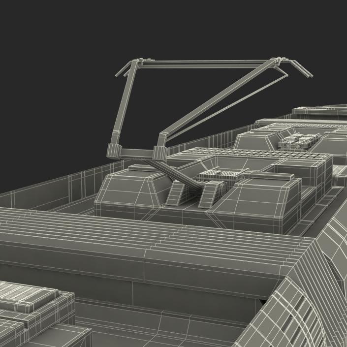 3D Light Rail Train Bybanen Rigged