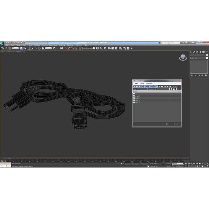 3D model Power Cord