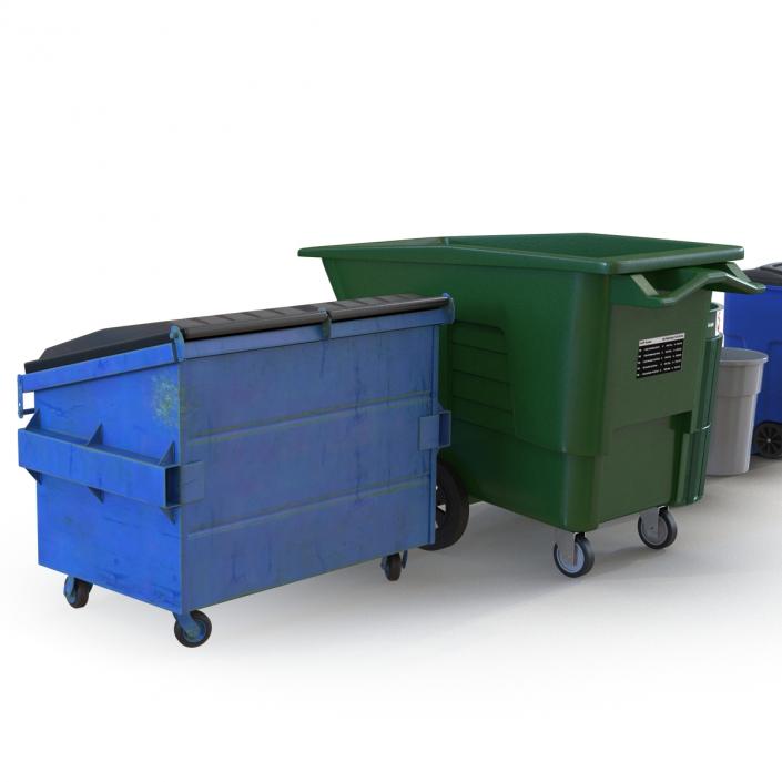 3D model Garbage Cans 3D Models Collection 2