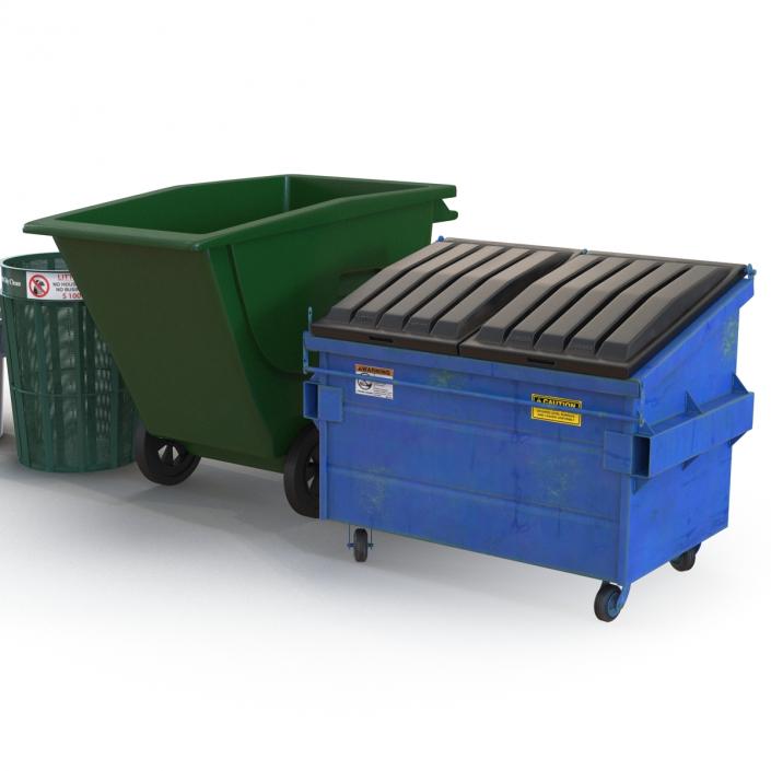 3D model Garbage Cans 3D Models Collection 2