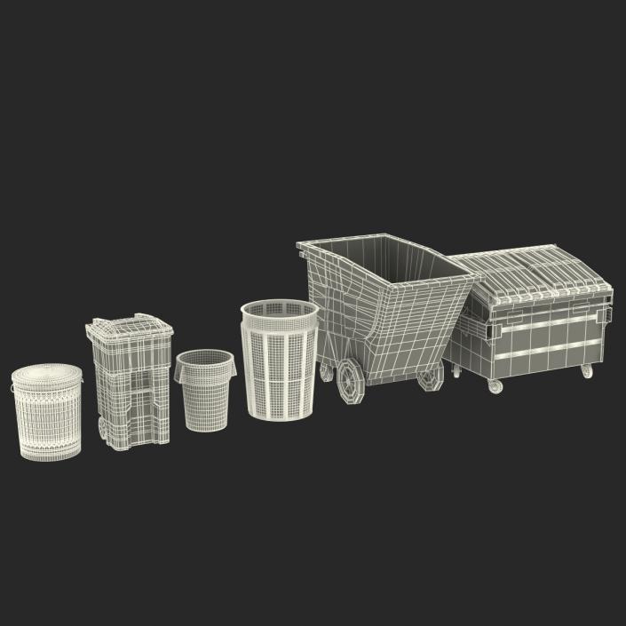 3D model Garbage Cans 3D Models Collection 2