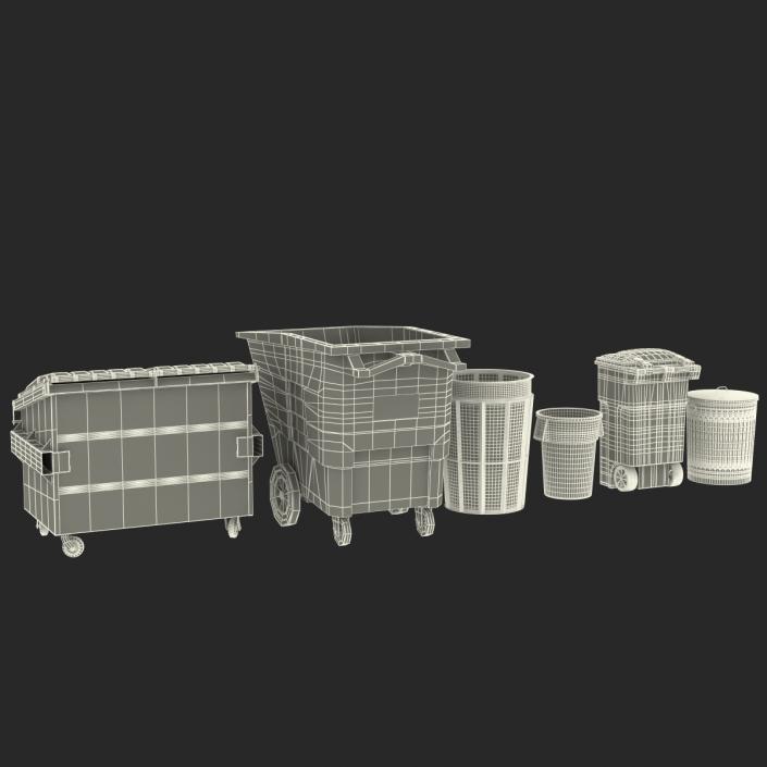 3D model Garbage Cans 3D Models Collection 2