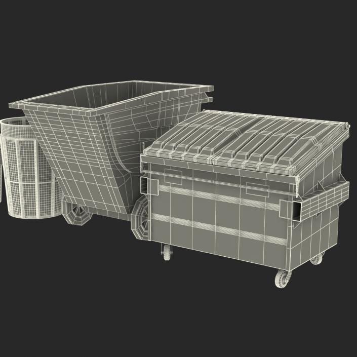 3D model Garbage Cans 3D Models Collection 2