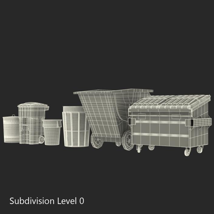 3D model Garbage Cans 3D Models Collection 2