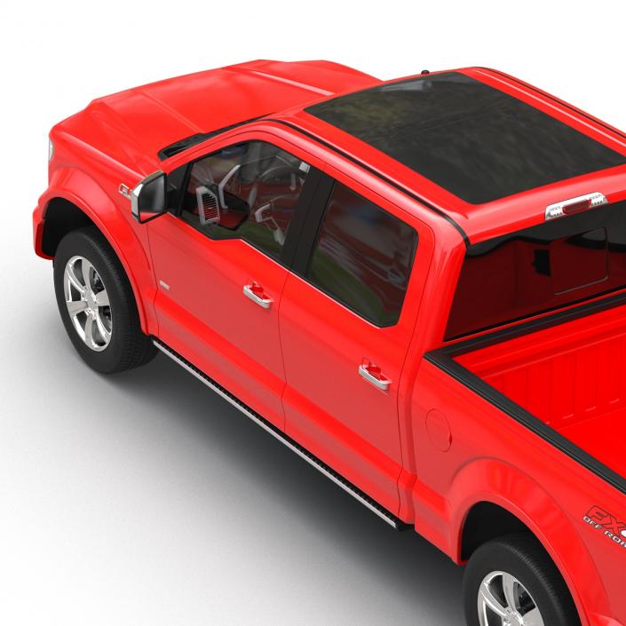 3D model Ford F-150 SuperCrew 2015