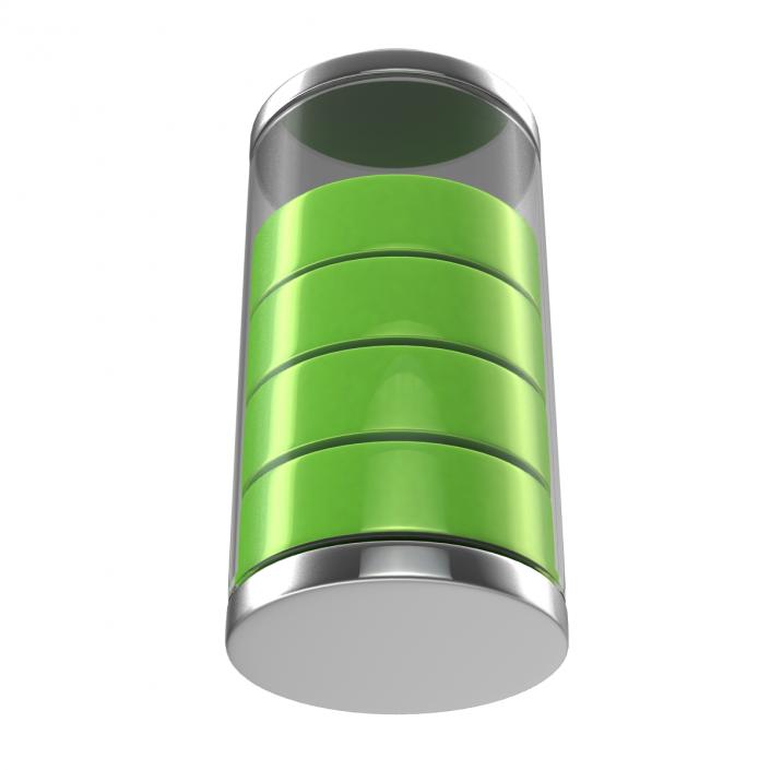 3D model Cell Phone Battery Icon 4