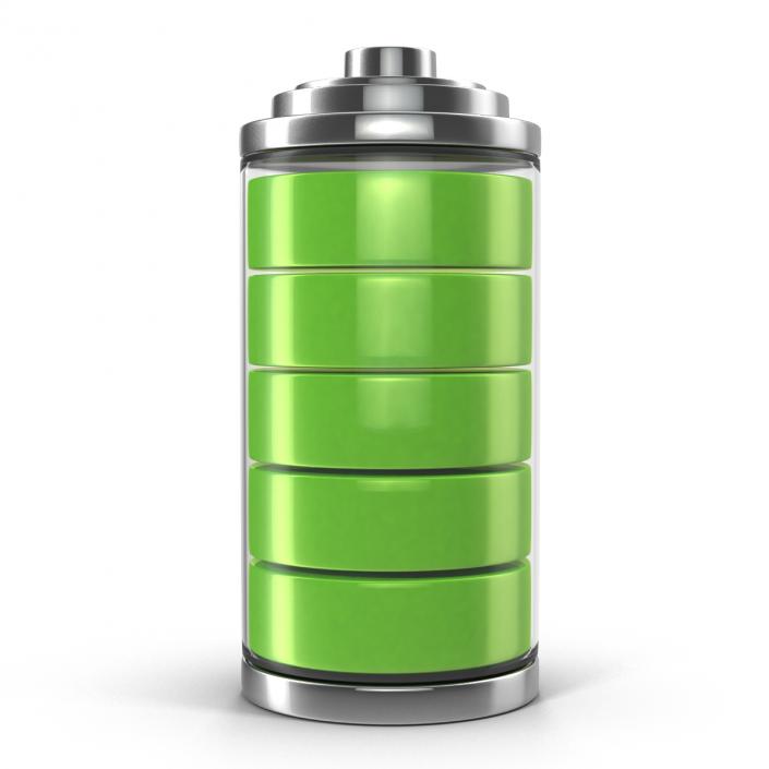 3D model Cell Phone Battery Icon 5