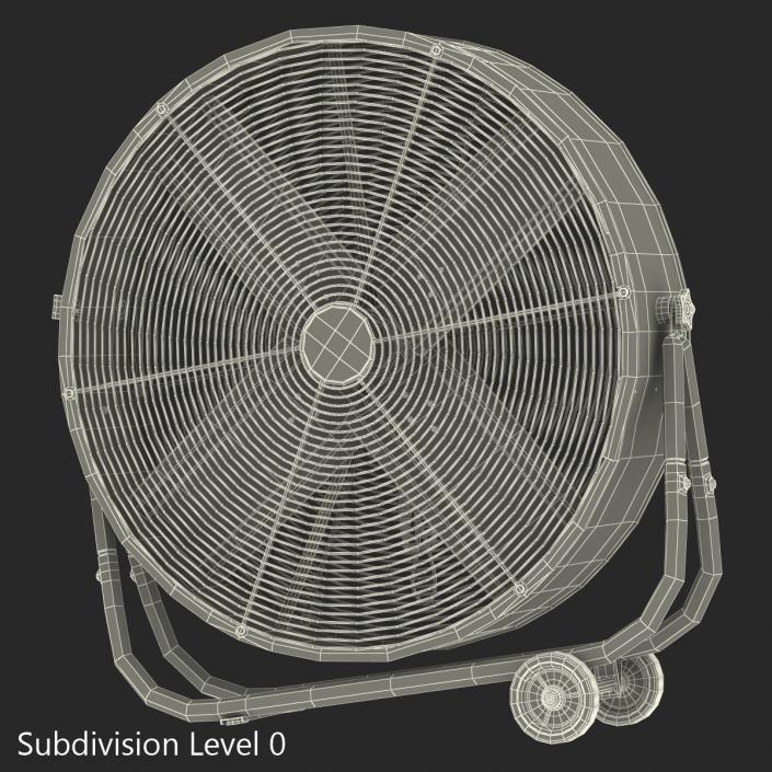 Industrial Fan Generic 3D