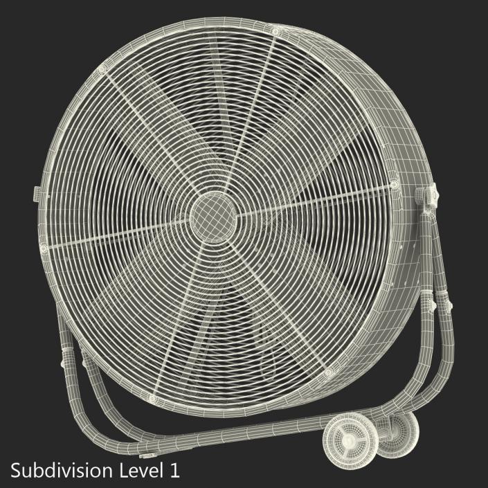 Industrial Fan Generic 3D