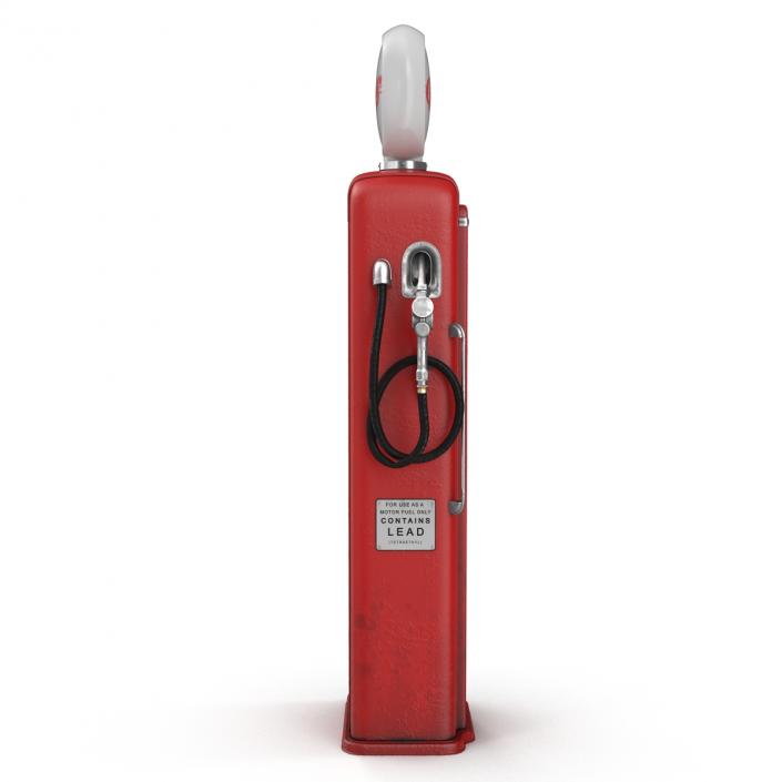 Retro Gas Pump 3D model