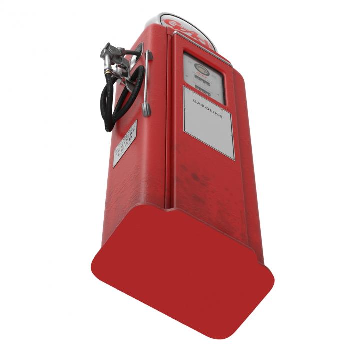 Retro Gas Pump 3D model