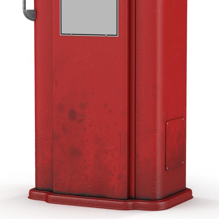 Retro Gas Pump 3D model