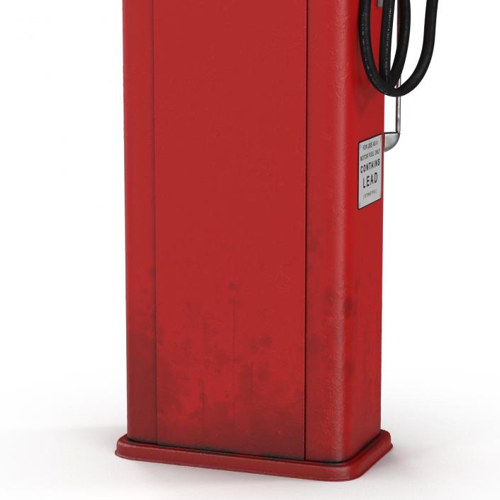 Retro Gas Pump 3D model