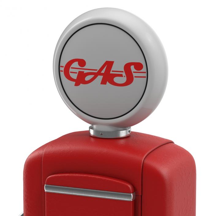 Retro Gas Pump 3D model