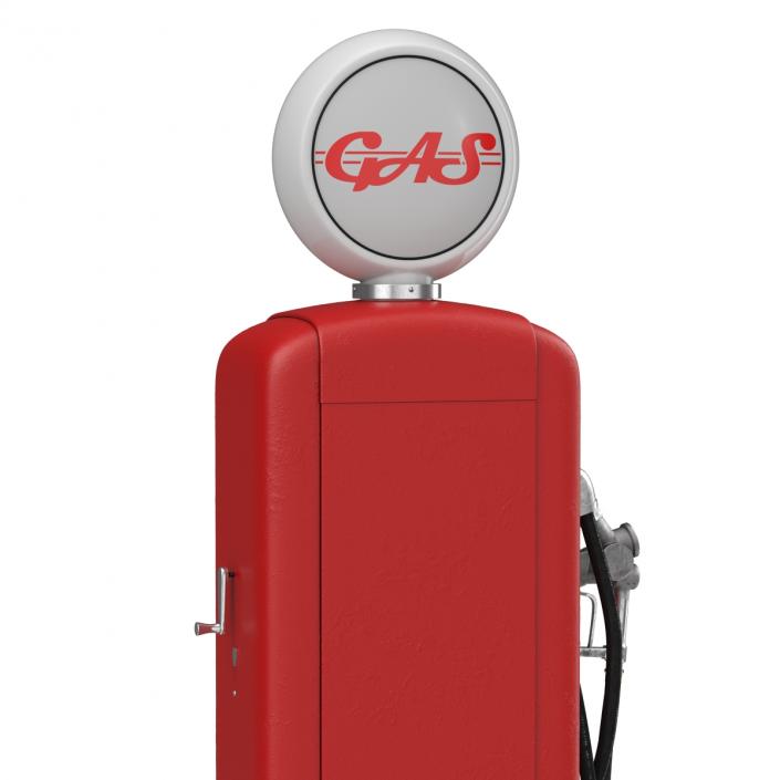 Retro Gas Pump 3D model