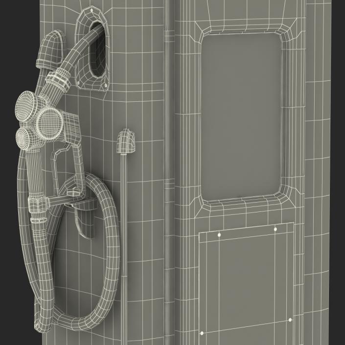 Retro Gas Pump 3D model