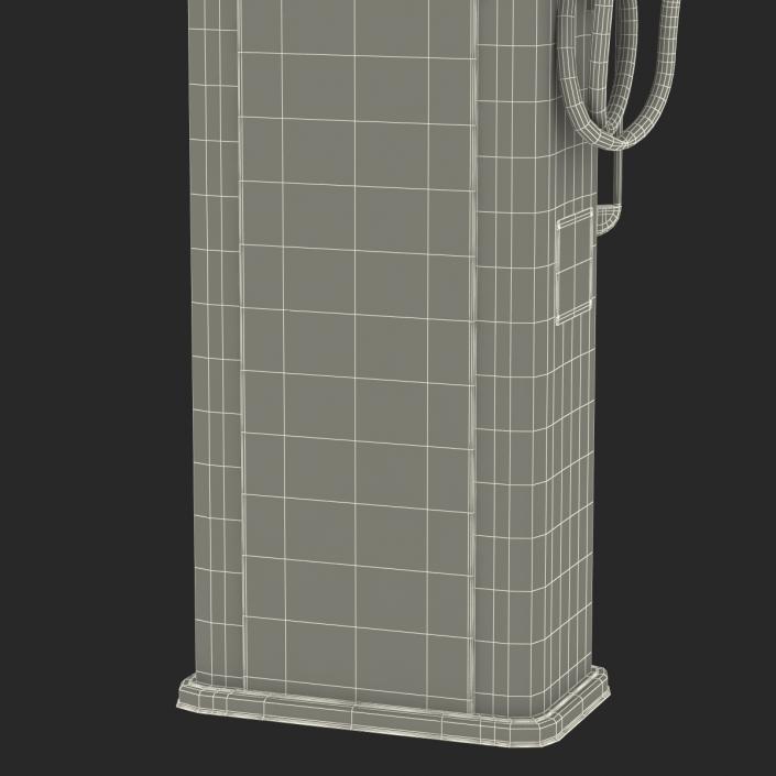 Retro Gas Pump 3D model