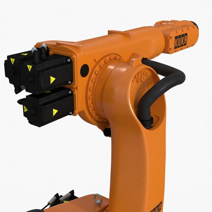 3D Kuka Robot KR 60-4 KS Rigged model