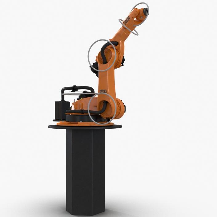 3D Kuka Robot KR 60-4 KS Rigged model