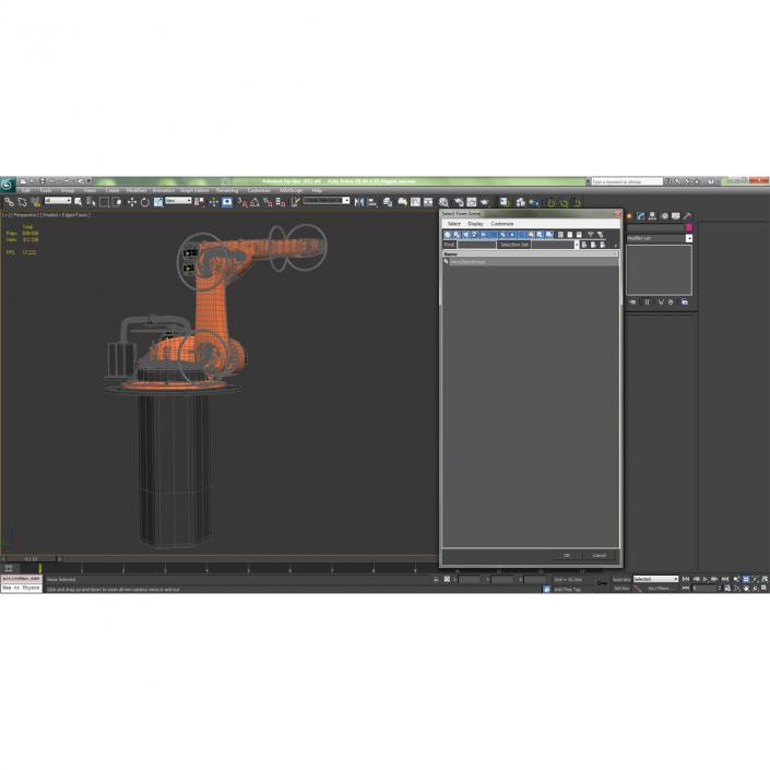 3D Kuka Robot KR 60-4 KS Rigged model