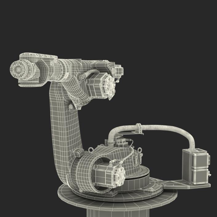 3D Kuka Robot KR 60-4 KS Rigged model