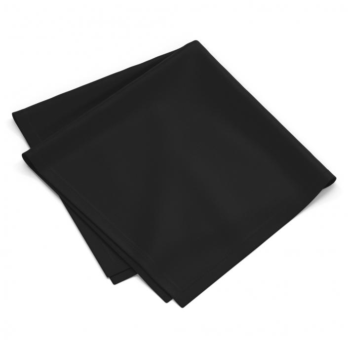 Black Napkin 3D