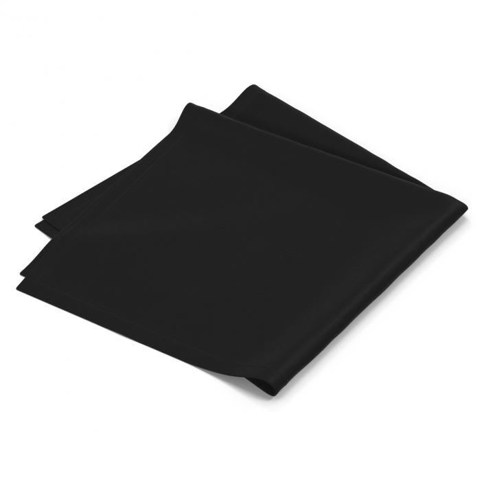 Black Napkin 3D