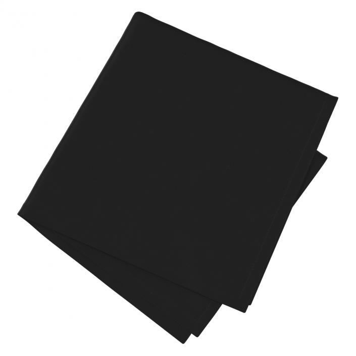 Black Napkin 3D