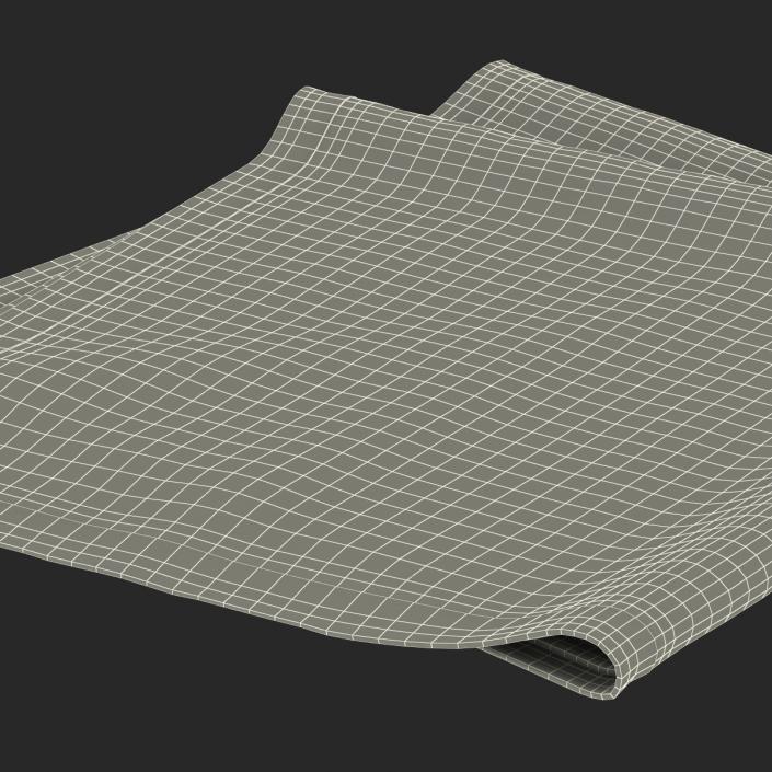 Black Napkin 3D