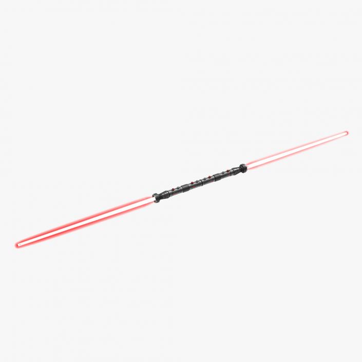 3D model Star Wars Darth Maul Double Lightsaber 2