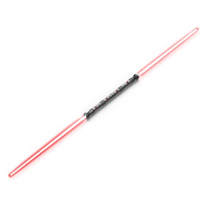 3D model Star Wars Darth Maul Double Lightsaber 2