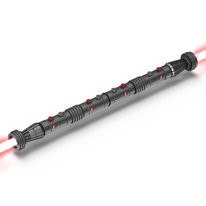 3D model Star Wars Darth Maul Double Lightsaber 2