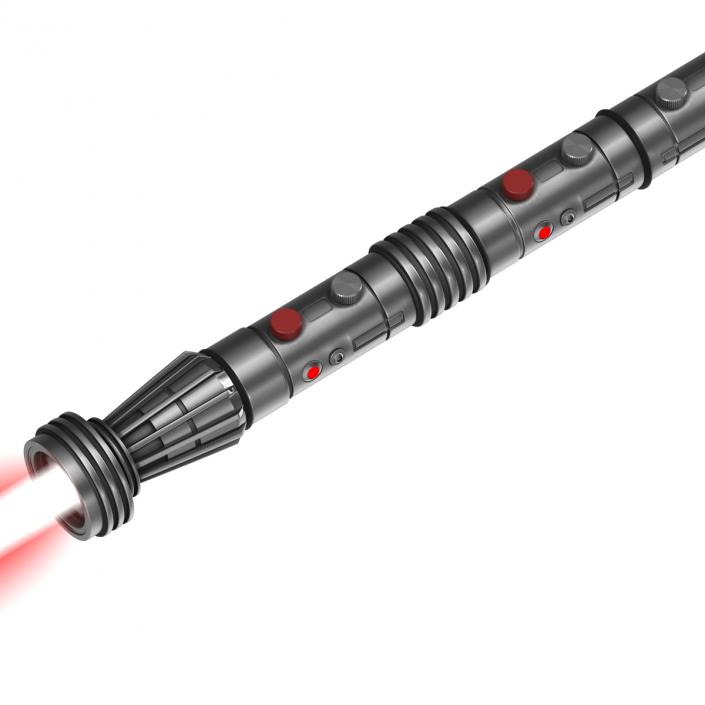 3D model Star Wars Darth Maul Double Lightsaber 2