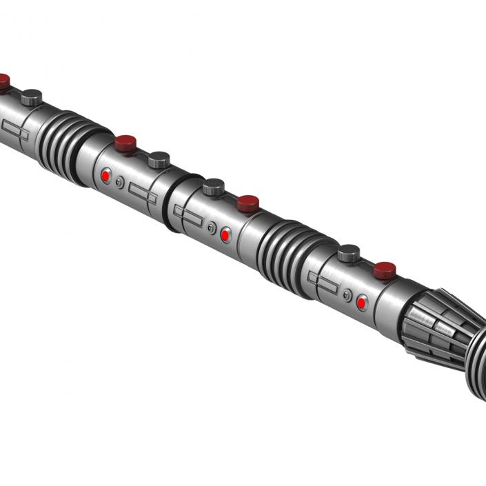 3D model Star Wars Darth Maul Double Lightsaber 2