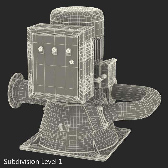 3D model Micro Hydro Turbine Power Generator