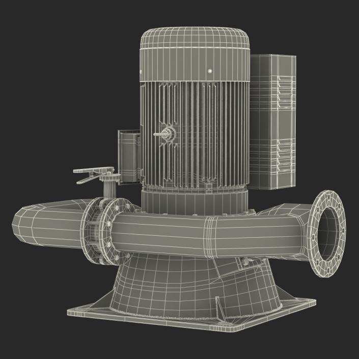 3D model Micro Hydro Turbine Power Generator