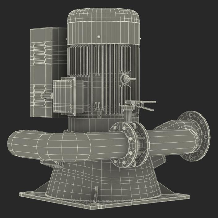 3D model Micro Hydro Turbine Power Generator