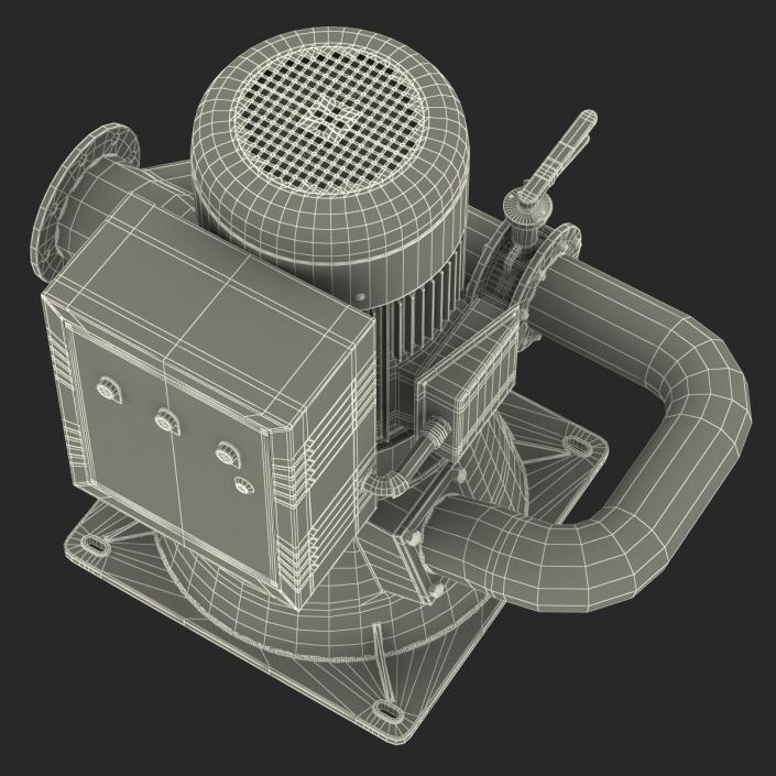 3D model Micro Hydro Turbine Power Generator