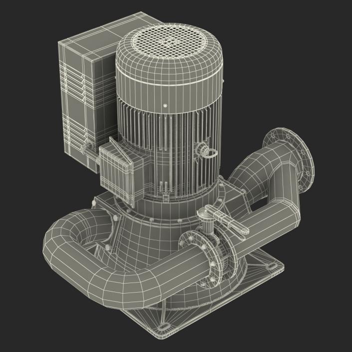 3D model Micro Hydro Turbine Power Generator