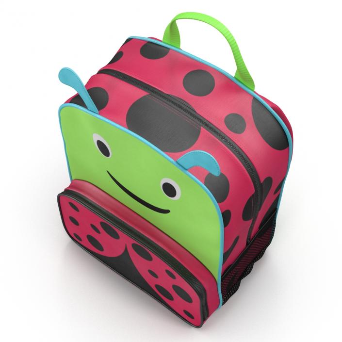 3D model Kid Backpack Ladybug