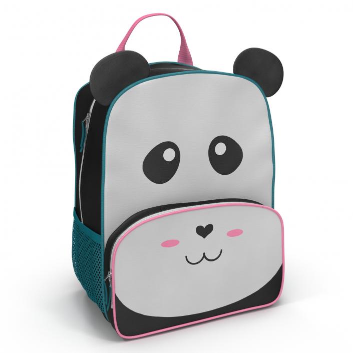 3D Kid Backpack Panda model