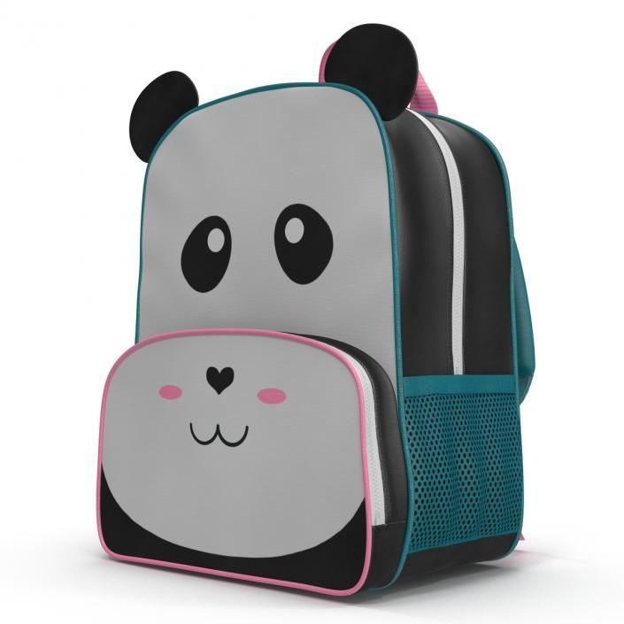 3D Kid Backpack Panda model