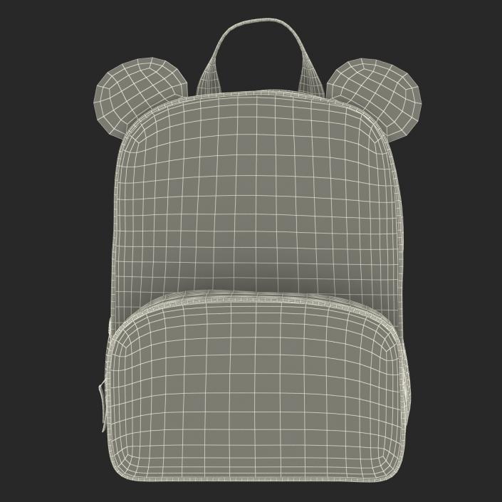 3D Kid Backpack Panda model